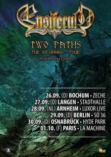 Flyer Ensiferum - Two Paths: The Beginning - Tour 2017