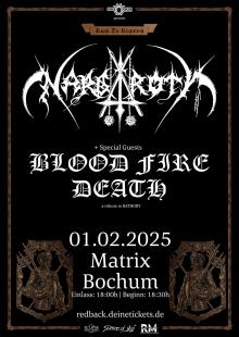 Flyer Nargaroth w/ Blood Fire Death