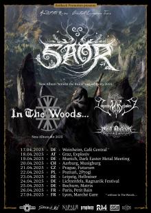 Flyer Saor w/ In The Woods & Imperium Dekadenz & Cân Bardd