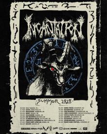 Flyer Incantation - Live in Bochum 2025