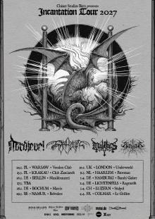 Flyer Nordjevel w/ Svarttjern & Malphas & Unviâr