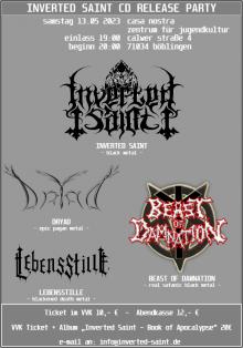 Flyer Inverted Saint w/ Dryad & Beast of Damnation & Lebensstille
