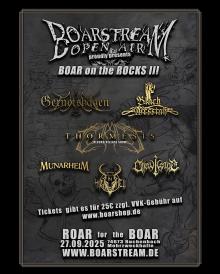 Flyer BOAR on the ROCKS III