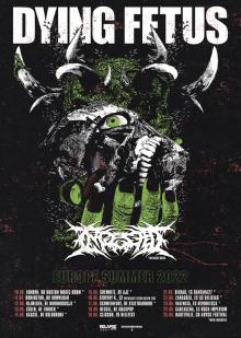 Flyer Dying Fetus - Europe Summer 2022