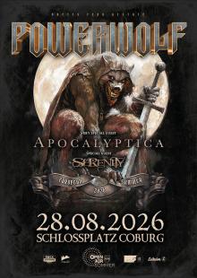 Flyer Powerwolf w/ Apocalyptica & Serenity