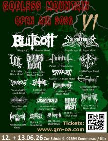 Flyer Godless Mountain Open Air 2026
