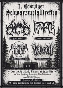 Flyer I. Coswiger Schwarzmetalltreffen