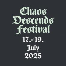 Flyer Chaos Descends Festival 2025