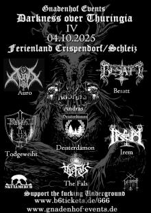 Flyer Darkness Over Thuringia IV