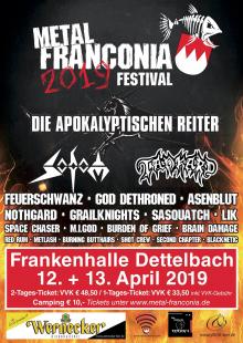 Flyer Metal Franconia Festival 2019