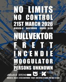 Flyer No Limits No Control 2026
