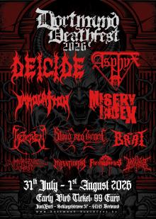 Flyer Dortmund Deathfest 2026