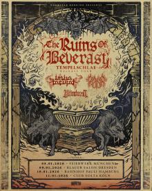 Flyer The Ruins Of Beverast w/ Imha Tarikat & Rană & Ultima Necat