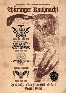 Flyer 1. Thüringer Rauhnacht - Surturs Lohe w/ Mosaic & Waldtraene & Kankar