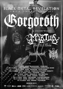 Flyer Gorgoroth w/ Mortiis & Aran Angmar & Hats Barn
