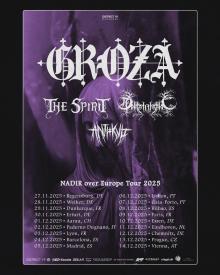 Flyer Groza w/ The Spirit & Ante-Inferno & Antikvlt
