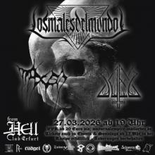 Flyer Los Males Del Mundo w/ NAXEN & Suel