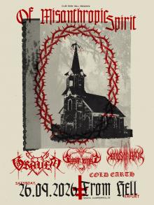 Flyer Graven w/ Cold Earth & Seeds of Hate & Stygian Temple