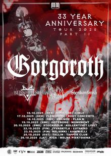 Flyer Gorgoroth - 33 Year Anniversary Tour