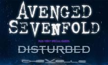 Flyer Avenged Sevenfold w/ Disturbed + Chevelle