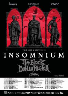 Flyer Insomnium - Tour Like A Grave 2019