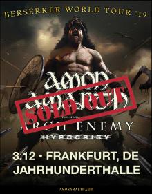 Flyer Amon Amarth - Berserker World Tour 2019