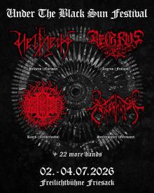 Flyer Under The Black Sun 2026