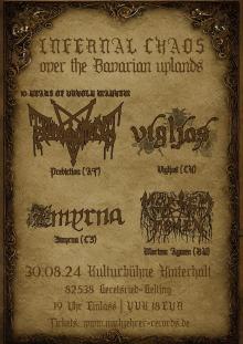 Flyer Infernal Chaos Over The Bavarian Uplands 2024