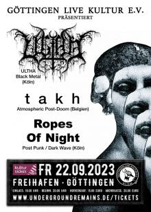 Flyer Ultha w/ Takh & Ropes Of Night