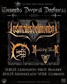Flyer Los Males Del Mundo w/ MÆRER & Nail by Nail