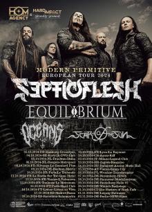 Flyer Septicflesh w/ Equilibrium & OCEANS & Scar Of The Sun