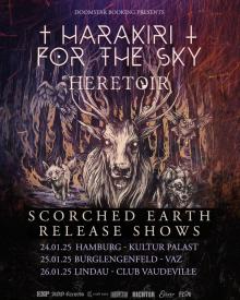 Flyer Harakiri For The Sky w/ Heretoir