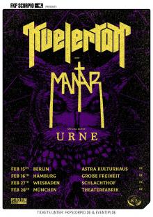 Flyer Kvelertak w/ Mantar & Urne