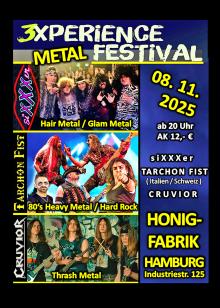 Flyer 3Xperience Festival Metal