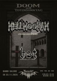 Flyer Revolt! Hellhookah, B.S.T.