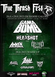 Flyer True Thrash Fest Hamburg 2025