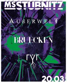 Flyer BRUECKEN w/ Außerwelt & rýr