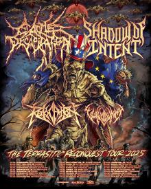 Flyer Cattle Decapitation w/ Shadow Of Intent & Revocation  & Vulvodynia