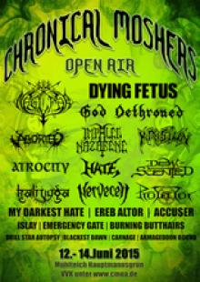 Flyer Chronical Moshers Open Air 2015