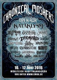 Flyer Chronical Moshers Open Air 2016