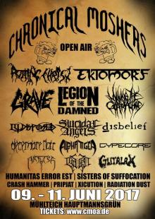 Flyer Chronical Moshers Open Air 2017
