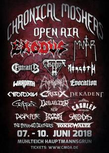 Flyer Chronical Moshers Open Air 2018