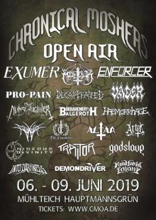 Flyer Chronical Moshers Open Air 2019