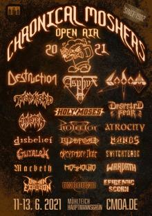 Flyer Chronical Moshers Open Air 2021