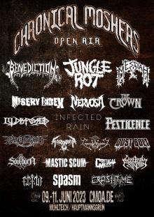 Flyer Chronical Moshers Open Air 2023