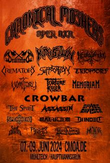 Flyer Chronical Moshers Open Air 2024