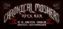 Flyer Chronical Moshers Open Air
