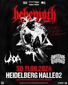 Flyer Behemoth - O Father, O Satan, O Svmmer - Tour 2024