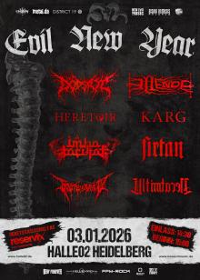 Flyer Evil New Year Festival 2026