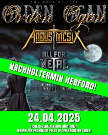 Flyer Orden Ogan - The Tour Of Fear